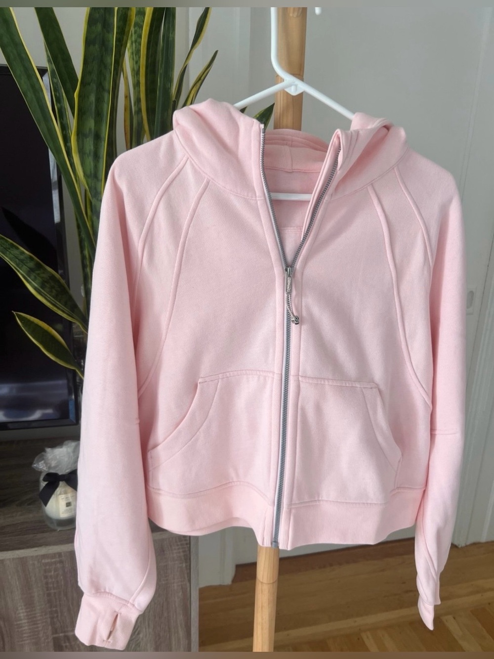 Lululemon Scuba Oversized Full-Zip Hoodie Strawberry Milkshake M/L